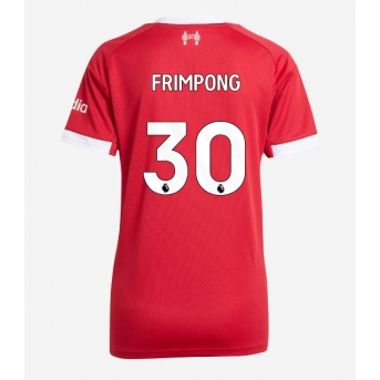 Billige Fotballdrakt Liverpool Jeremie Frimpong #30 Replika Hjemmedrakt Dame 2025-26 Kortermet
